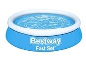 Basseng - Bestway Fast Set 6'x20"/ 1.83m x 51cm pool - 57392