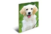 Mapper & Ordrebrett - HERMA Elasticated folder A3 PP Dogs - 7144