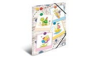 Mapper & Ordrebrett - HERMA Elasticated folder A3 Cardboard Sandbox Friends - 19796