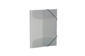 Mapper & Ordrebrett - HERMA Elasticated folder A3 PP translucent grey - 19586