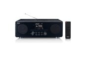 DAB, nettverks- og klokkeradio - Lenco IR DAB+ FM radio with CD BT and RC - DAB+/FM - Svart - DIR-260BK