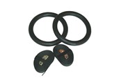 Sport & Fitness - TITAN LIFE LIFE Gym rings - Synthetic I - Black rings - 610-000386