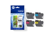 Printertilbehør blekk/toner - Brother LC 422XL Ink (Black Yellow Cyan Magenta) 4-Pack - LC422XLVAL