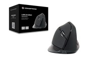 Mus - Conceptronic LORCAN03B ERGO - vertical mouse - Bluetooth 5.2 - black - Vertical mouse - Optisk - 6 - Svart - LORCAN03B