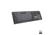 Tastatur - Logitech MX Mechanical Wireless Illuminated Performance Keyboard Graphite - Linear - ND - Tastatur - Nordisk - Svart - 920-010754