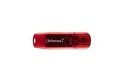 Minnepenn - Intenso Rainbow Line USB Drive - Rød - 128GB - Minnepenn - 3502491