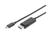 Skjermkabel - DIGITUS - DisplayPort cable - USB-C to DisplayPort - 2 m - AK-300333-020-S