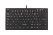 Tastatur - Deltaco Mini Silicone Keyboard Black (Nordic) - Tastatur - Nordisk - Svart - TB-509