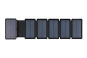 Nødlader - Sandberg Solar 6-Panel Powerbank 20000 Nødlader - Svart - 20000 mAh - 420-73