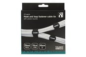 Kabelordner/Kabelstrømpe - Deltaco Hook and loop fastener cable 10pack - CM10S