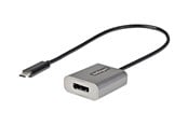 Skjermkabel - StarTech.com USB C to DisplayPort Adapter - 8K/4K 60Hz USB-C to DisplayPort 1.4 Adapter Dongle - USB Type-C to DP Monitor Video Converter - Works w/Thunderbolt 3 - CDP2DPEC
