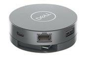 Dokkingstasjon - Dell 6-in-1 Multiport Adapter - USB-C - 90W - 1GBE - DELLDA305Z