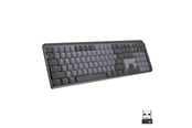 Tastatur - Logitech MX Mechanical Wireless Illuminated Performance Keyboard Graphite - Linear - US - Tastatur - Engelsk (USA) - Svart - 920-010758