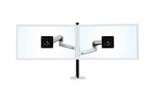 Skjermholder - Ergotron LX Dual Stacking Arm Tall Pole (polished aluminum) - 45-549-026
