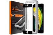 Mobil - Beskyttelsesglass - Spigen AlignMaster FC - black - iPhone SE (2022/2020)/8/7 - AGL01294