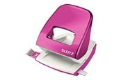 Hullemaskin & Stiftemaskin - Leitz Hullemaskin WOW 5008 2 hull/30 ark Rosa - 50081023