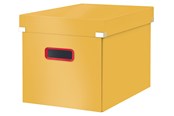 Arkivering & Oppbevaring - Leitz Click & Store Cosy Cube stor oppbevaringsboks Varmgul - 53470019