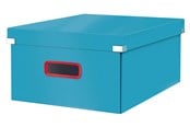 Arkivering & Oppbevaring - Leitz Click & Store Cosy stor oppbevaringsboks Sjøblå - 53490061