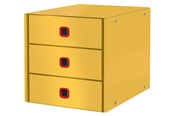 Arkivering & Oppbevaring - Leitz Click & Store Cosy skuffkabinett (3 skuffer) Varmgul - 53680019