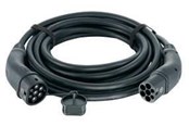 Lading av elbil - Harting Charging Cable 2 x Type 2 32A 22kW 3 phase 5 m black - 08914090109A0