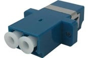 Tilbehør - Deltaco Snap-in fiber mating sleeve 2xLC-LC Single mode. - FBP-1065