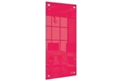 Konferanse & Presentasjon - Nobo Glasstavle Panel Home 30x60cm Rød - 1915605