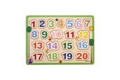 Treleker - Barbo Toys Wacky Wonders - Wooden Puzzle - Numbers (INT) - 6372