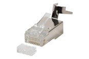 Nettverkskabel - LogiLink RJ45 modular plug Cat.8.1/Cat.6A shielded 10 pcs. - MP0030
