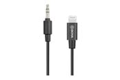 Skjermkabel - BOYA BY-K1 - Lightning to headphone jack adapter - 20 cm - BY-K1