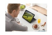 Tastatur - Logitech Folio Touch - Tastatur & Foliosett - Fransk - Grå - 920-009958