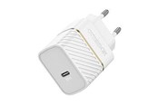Mobil - Adaptere og ladere - OtterBox EU Wall Charger 30W GaN - 1X USB-C 30W USB-PD White - 78-80484