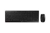Tastatur - Cherry STREAM DESKTOP RECHARGE - Tastatur & Mussett - Belgisk - Svart - JD-8560BE-2
