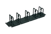 Rackskap - Tripp Lite Rack Enclosure Cabinet Horizontal Cable Ring Flexible 2URM - rack cable management kit - 2U - SRCABLERING2U