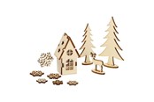 Arts & Crafts - Tilbehør - Creativ Company Create and Decorate your Christmas Decoration House - 57888