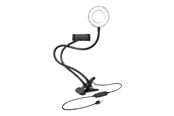 Streamingutstyr - LogiLink Smartphone Ring Light Clamp Mount Ø 8.5 cm - AA0150
