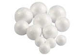 Arts & Crafts - Tilbehør - Creativ Company Polystyrene Balls White 12pcs. - 54305