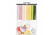 Arts & Crafts - Tilbehør - Creativ Company Crepe Paper Pastel Colors 8 Sheets - 209001