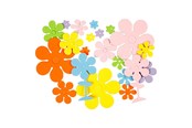 Arts & Crafts - Tilbehør - Creativ Company Foam molds Flowers 100st. - 79020