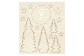 Arts & Crafts - Tilbehør - Creativ Company Create and decorate your wooden Christmas trees - 57886