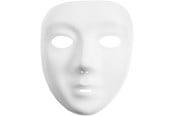 Arts & Crafts - Tilbehør - Creativ Company Mask White Plastic Velour - 592440