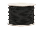 Hobbyartikler - Creativ Company Elastic Thickness 1mm Black 25m - 41033