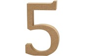 Arts & Crafts - Tilbehør - Creativ Company Number 5 MDF 8cm 1pc. - 56396