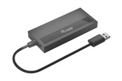 USB-hub - Equip 128956 USB-hub - USB 3.2 - 4 porter - Svart - 128956