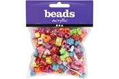 Kreative leker - Creativ Company Figure Beads Multicolour approx. 190pcs. - 618000