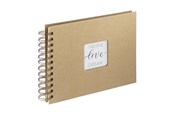 Fotoalbum & Arkivering - Hama "Craft" Spiral Album 24 x 17 cm 40 Kraft Paper Pages - 7210