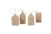 Arts & Crafts - Tilbehør - Creativ Company Paper mache houses 4 pcs. - 549110