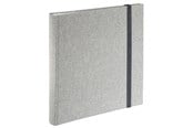 Fotoalbum & Arkivering - Hama "Tessuto" Jumbo Album 30x30 cm 60 White Pages - Grey - 3846