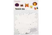 Arts & Crafts - Tilbehør - Creativ Company Fantasy masks White 5pcs. - 592600