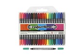 Skrive- & Tegneverktøy - Creativ Company Colortime Double-sided pens - Basic colors 20st. - 37983
