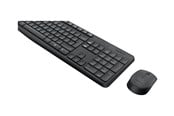 Tastatur - Logitech MK235 - keyboard and mouse set - Hungarian - Tastatur & Mussett - Ungarsk - Svart - 920-007935